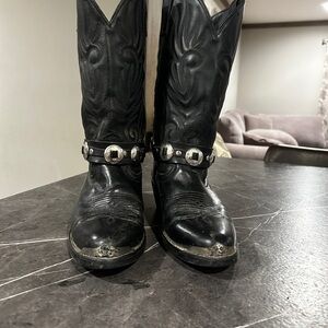 Laredo Black Western Cowboy Boots